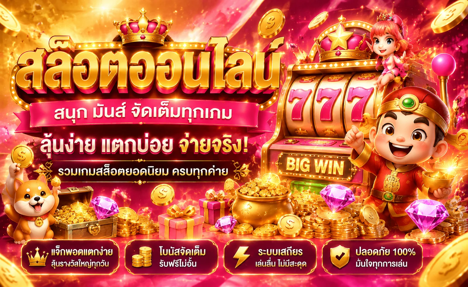 สล็อตออนไลน์ PGCAT69 รวมเกม PG Soft ทุกค่ายชั้นนำ