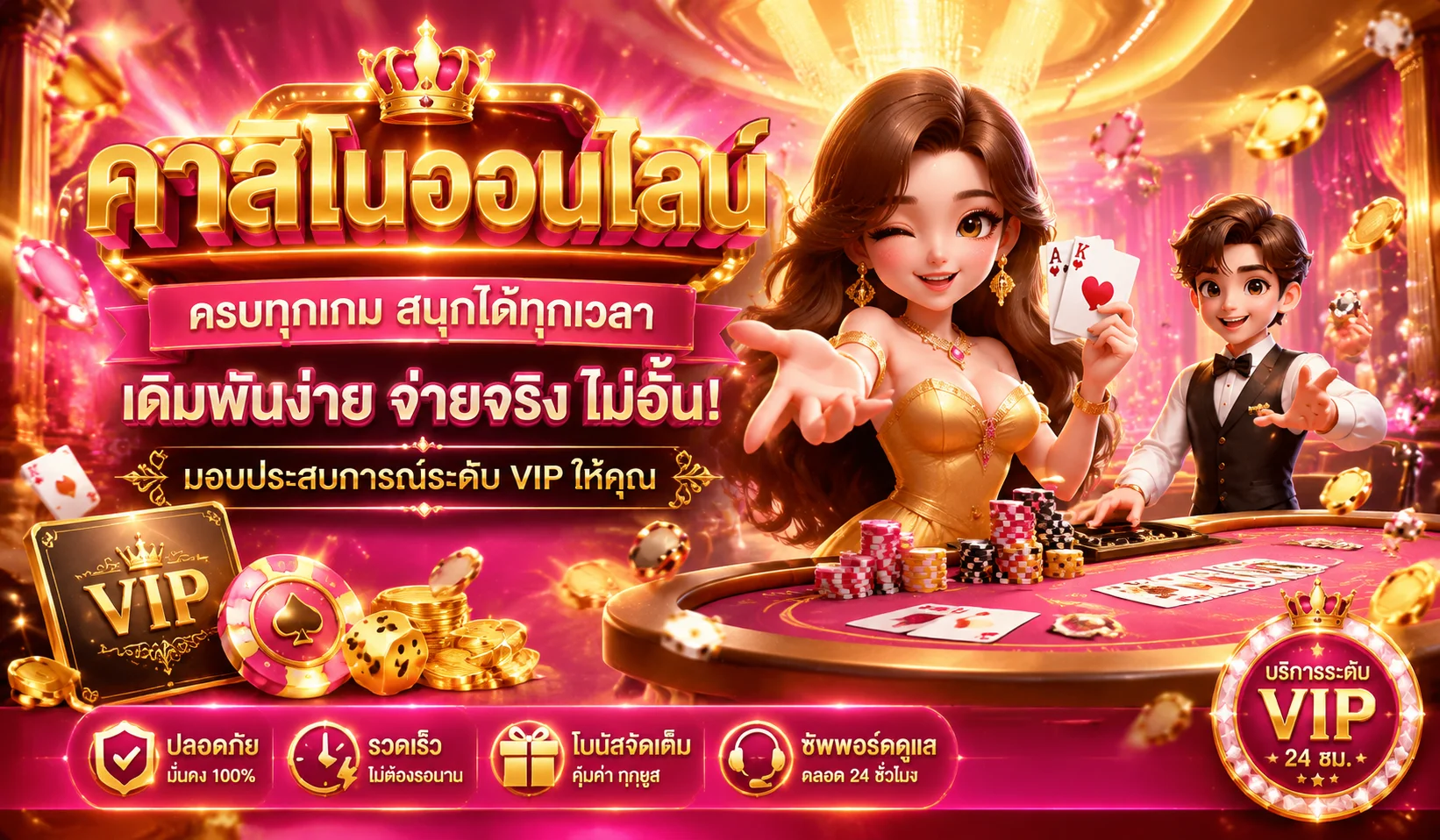 คาสิโนออนไลน์ PGCAT69 บาคาร่าสดดีลเลอร์จริง สตรีมมิ่ง HD